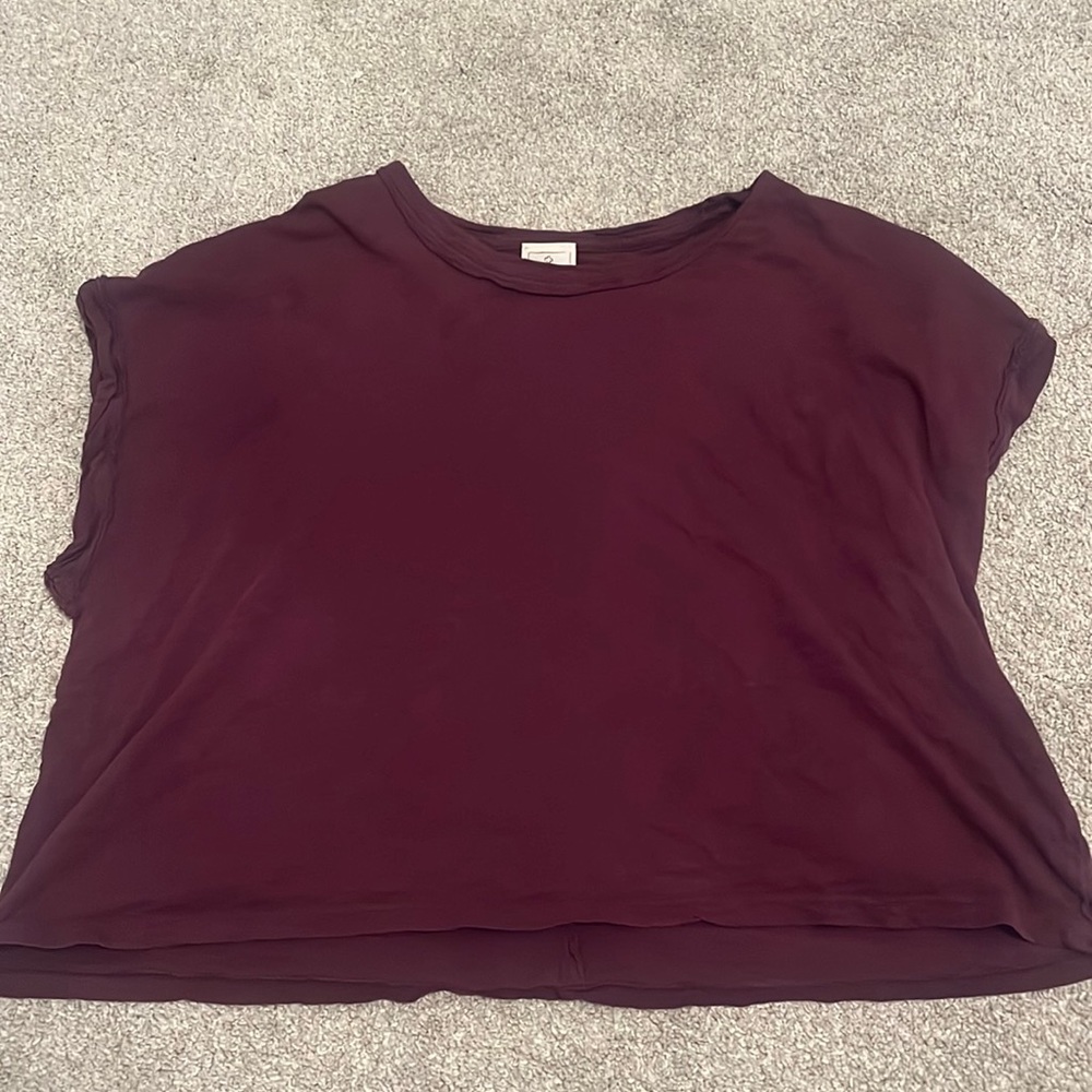 Free People We The Free You Rock Tee Purple